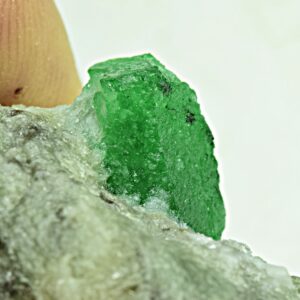 177 Carat Terminated Natural Green Emerald Crystal Specimen From Swat Pakistan