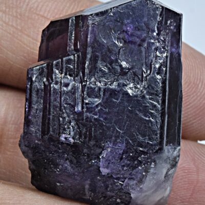 119 Carat Fluorescent Purple Scapolite Crystal From Badakhshan Afghanistan