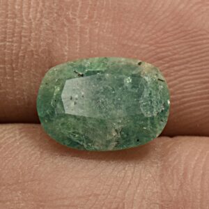 2.2 Carat faceted Fluorescent Green Sodalite Cut gemstone From Badakhshan Afghanistan