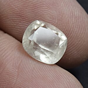 3.2 Carat Faceted Fluorescent Scapolite Cut gemstone From Badakhshan Afghanistan