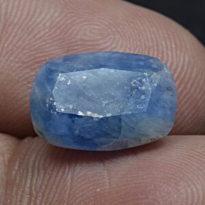 5.7 Carat Unknown Faceted Blue Cut Gemstone From Badakhshan Afghanistan