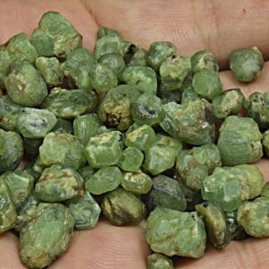 255 Carat Demantoid Garnet Crystals Lot From Pakistan Natural Green Andradite Garnet Collector Specimen