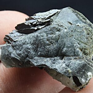 62 Carat Blue Rutile Quartz Crystal With Aegirine Crystals From Pakistan