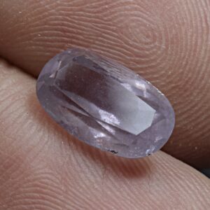 2.6 Carat Faceted Fluorescent Scapolite Cut gemstone From Badakhshan Afghanistan