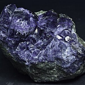 Fluorescent Scapolite Crystal Specimen on Epidote, Afghanistan