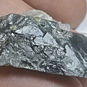 37 Carat Blue Rutile Quartz Crystal With Feldspars From Pakistan