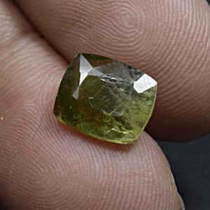 2.5 Carat Faceted Demantoid Garnet Cut Gemstone Afghanistan Natural Collector Stone