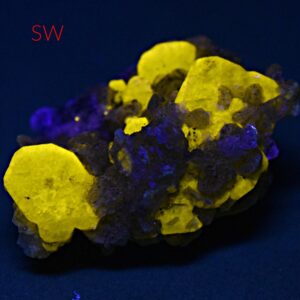 30 Carat Fluorescent Apatite Crystal Specimen With Mica & Tourmaline From Kunar Afghanistan