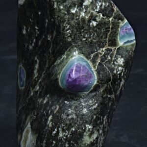 224 Gram Natural Polished Fluorescent Ruby With Zoisite in biotite From Pakistan