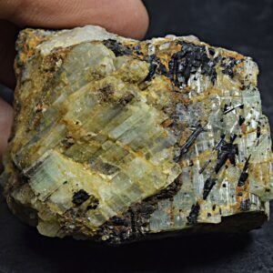 463 Carat Emerald Crystal Specimen With Black Tourmaline & Quartz From Chitral Pakistan