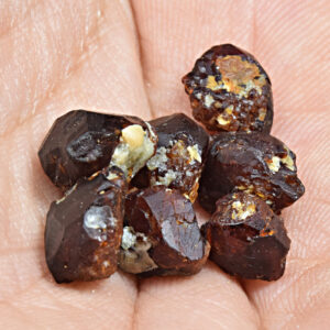 141 Carat Clinohumite (Chondrodite) Garnet Crystals Lot From Badakhshan Afghanistan