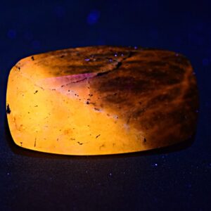 11 Carat Bi-Color Fluorescent Sodalite with Scapolite – Faceted Cut Gemstone from Badakhshan Afghanistan