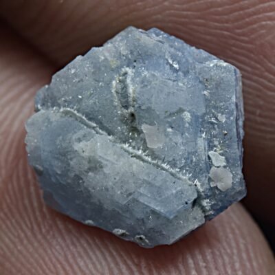 3.5 Carat Blue Alkali Beryl  Vorobyevite ( Rostrite ) Crystal From Badakhshan Afghanistan