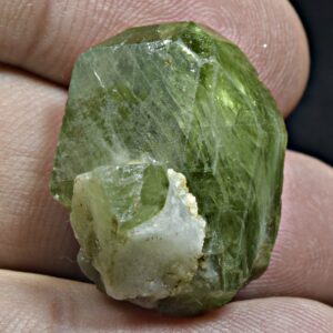 47 Carat Green Diopside Crystal From Badakhshan Afghanistan