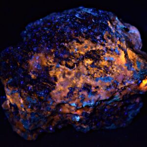 212 Carat Fluorescent Phosphorescent Blue Hackmanite Crystal With Lazurite And Pyrite From Badakhshan Afghanistan