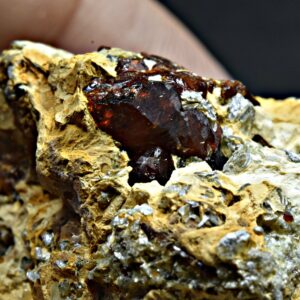 415 Carat Terminated Clinohumite (Chondrodite) Garnet Crystal Specimen from Afghanistan – Rare Collector Mineral