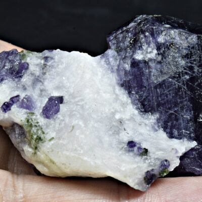 347 Carat Beautiful Fluorescent Scapolite Crystal Specimen With Diopside From Badakhshan Afghanistan