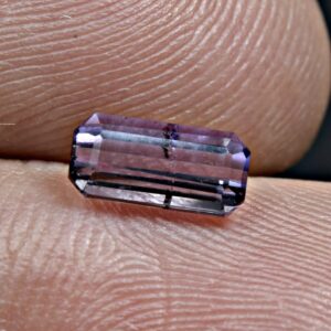 0.6 Carat Faceted Fluorescent Scapolite Cut Gemstone From Badakhshan Afghanistan