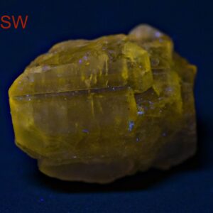 12 Carat Fluorescent Purple Apatite Crystal From Kunar Afghanistan