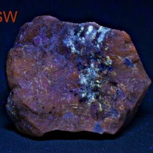 100 Carat Fluorescent Afghanite With Pyrite From Badakhshan Afghanistan