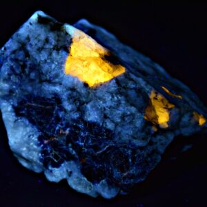 457 Carat Fluorescent Sodalite Crystal with Wernerite Scapolite, Gonnardite, pyrite & Calcite on Matrix @Afghanistan