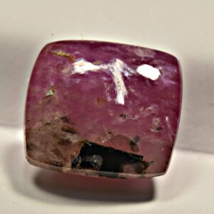 7 Carat Faceted Fluorescent Ruby Cut Gemstone From Jigdalok Afghanistan