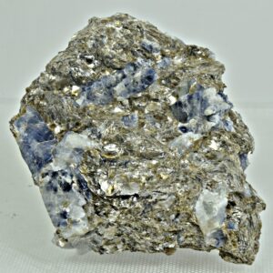 259 Gram Terminated Fluorescent Sapphire Crystals Specimen With Mica From Badakhshan Afghanistan