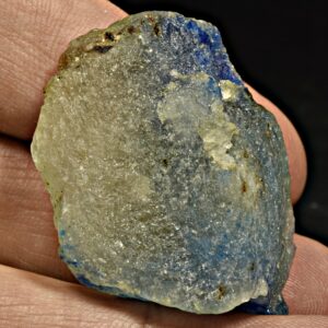 81 Carat Fluorescent Afghanite With Pyrite From Badakhshan Afghanistan