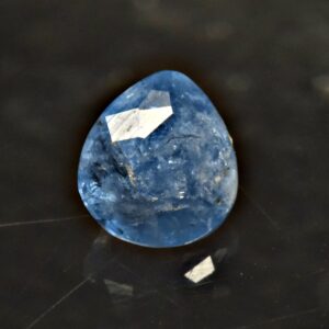 0.2 Carat Fluorescent Faceted Afghanite Cut Gemstone From Badakhshan Afghanistan