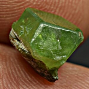 5 Carat Demantoid Garnet Crystal from Pakistan – Rare Collector Garnet Specimen