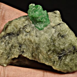 247 Carat Terminated Natural Green Emerald Crystal Specimen From Swat Pakistan