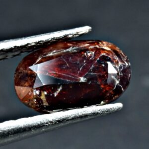 2.8 Carat Faceted Fluorescent Zircon Cut Gemstone From Pakistan