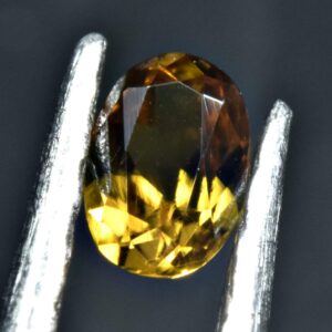 0.25 Carat Faceted Bastnasite (Bastnaesite) Cut Gemstone From Pakistan