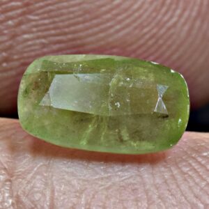 1.4 Carat Faceted Diopside Cut Gemstone  From Badakhshan Afghanistan