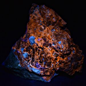1110 Gram Fluorescent Sodalite With Gonnardite and Pyrite Rare Collector Specimen From Badakhshan Afghanistan