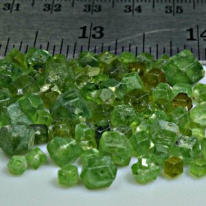 100 Carat Demantoid Garnet Crystals Lot - From Pakistan