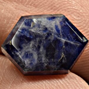 6.5 Carat Fluorescent SAPPHIRE Slice From Badakhshan Afghanistan
