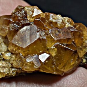 82 Carat NATURAL GROSSULAR GARNET Crystals Specimen From Pakistan