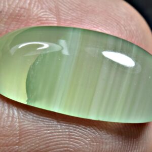 18 Carats Rare Faceted Grossular Cabochon From Baluchistan, Pakistan