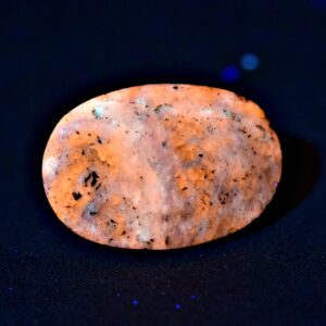 1.5 Carat Faceted Fluorescent Sodalite Cut Gemstone From Badakhshan Afghanistan