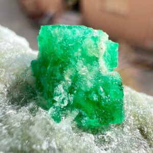 654 Carat Green Emerald Crystal Specimen From Swat Pakistan