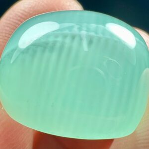 22 Carats Rare Faceted Grossular Cabochon From Baluchistan, Pakistan