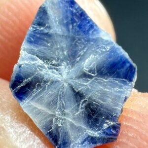 4 Carat Natural Terminated Fluorescent Trapiche SAPPHIRE Crystal From Badakhshan Afghanistan