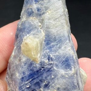 Natural Fluorescent Bi-Color Sapphire Crystal with Mica - Afghanistan