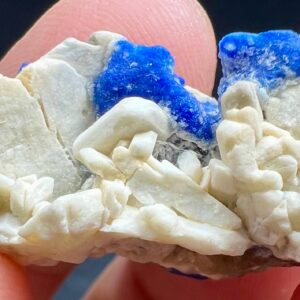 37 Carat Forsterite Crystal With Lazurite & Fluorescent Phlogopite From Badakhshan Afghanistan