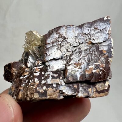 48 Grams Quartz Crystals On Siderite Crystals Bunch Specimen From Skardu Pakistan