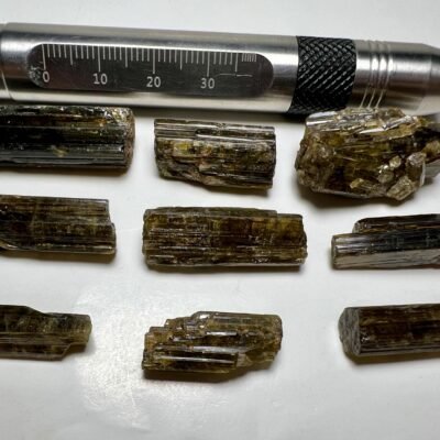 200 Carat Deep Yellow Epidote Crystals Lot From Pakistan