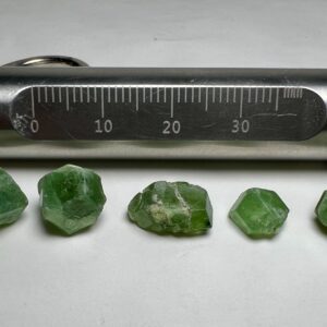 27 Carat Demantoid Garnet Crystal Lot From Baluchistan Pakistan