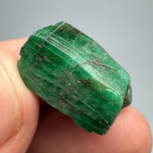 19.10 Carat Natural Top Green Color Emerald Crystal With Pyrite From Panjshir Afghanistan