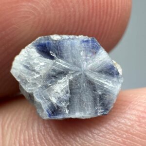 4.3 Carat Natural Terminated Fluorescent Trapiche SAPPHIRE Crystal From Badakhshan Afghanistan